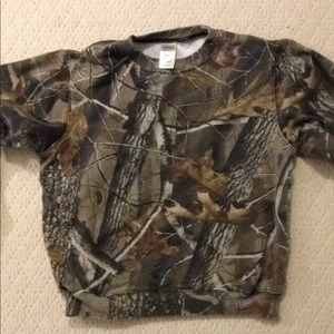 Camo hunting pullover